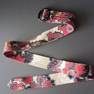 J.Crew M/L Cotton Spandex Multicolored Floral Belt New! Message W/ Requests!